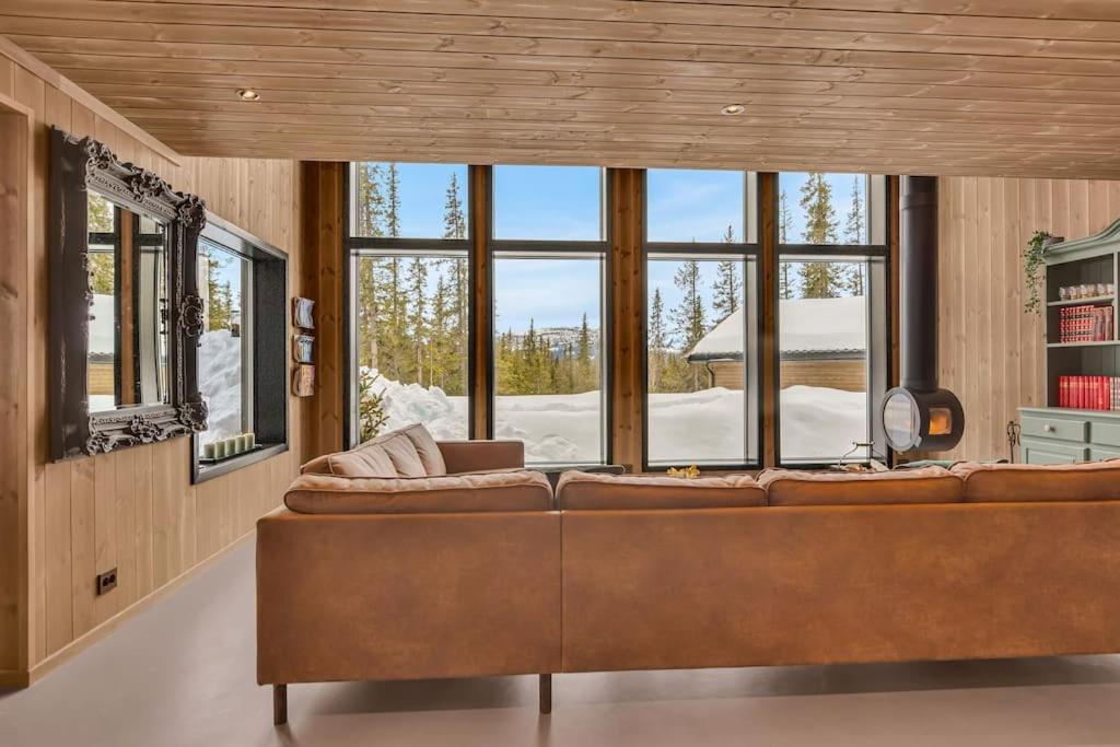 Peaceful Oasis. Panoramic Forest- & Mountain View. Sauna. Beitostolen エクステリア 写真